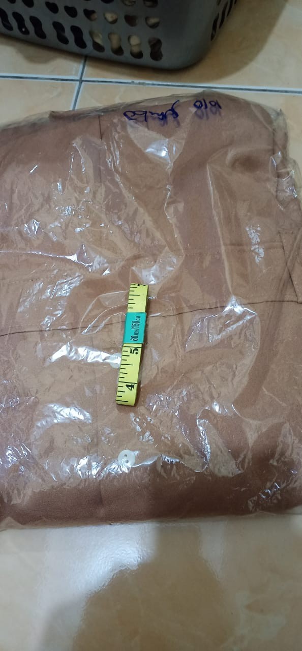 1pcs Pengukur Baju / Kain 1,5 Meter Ada Besinya Diujung