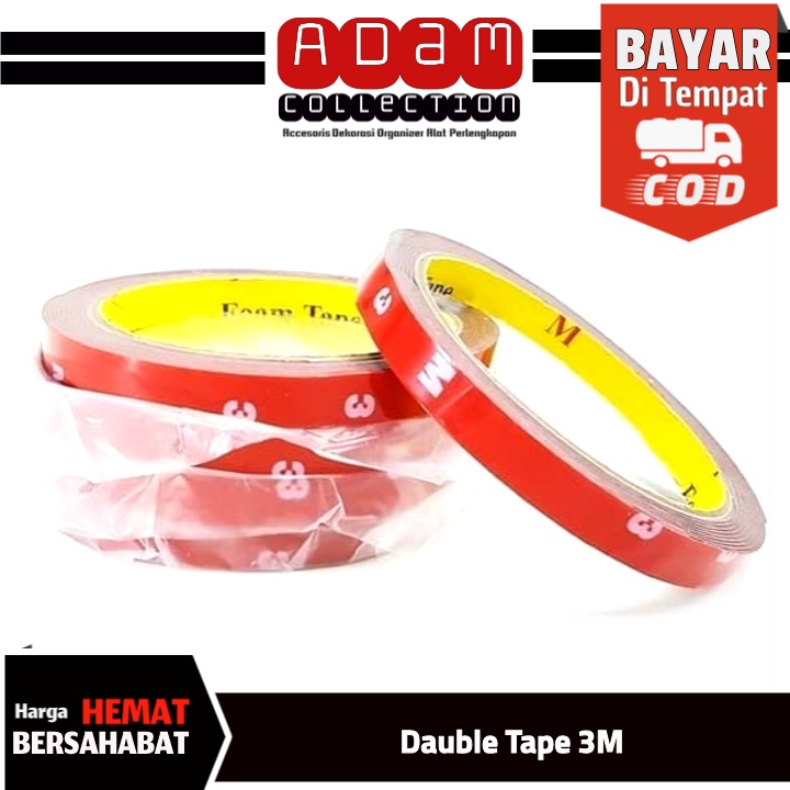 

Perekat Isolasi 3M 0.5cm x 3meter Double Tape Foam 3M Rep