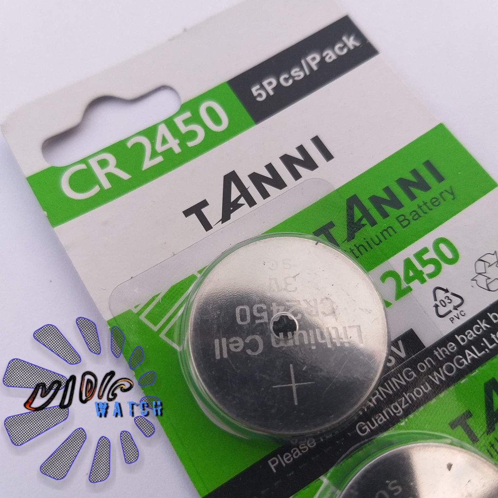 BATERAI JAM CR2450 BATRE BATREI JAM TANGAN TANNI CR 2450 CR-2450 3V ORIGINAL