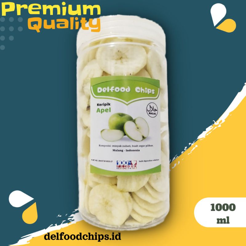 

Keripik Apel Premium 1000 ml