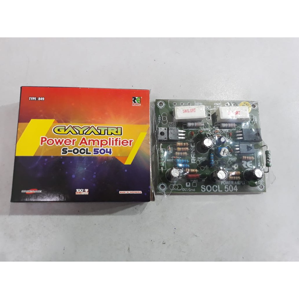 Kit Power Amplifier S-OCL 504 gayatri