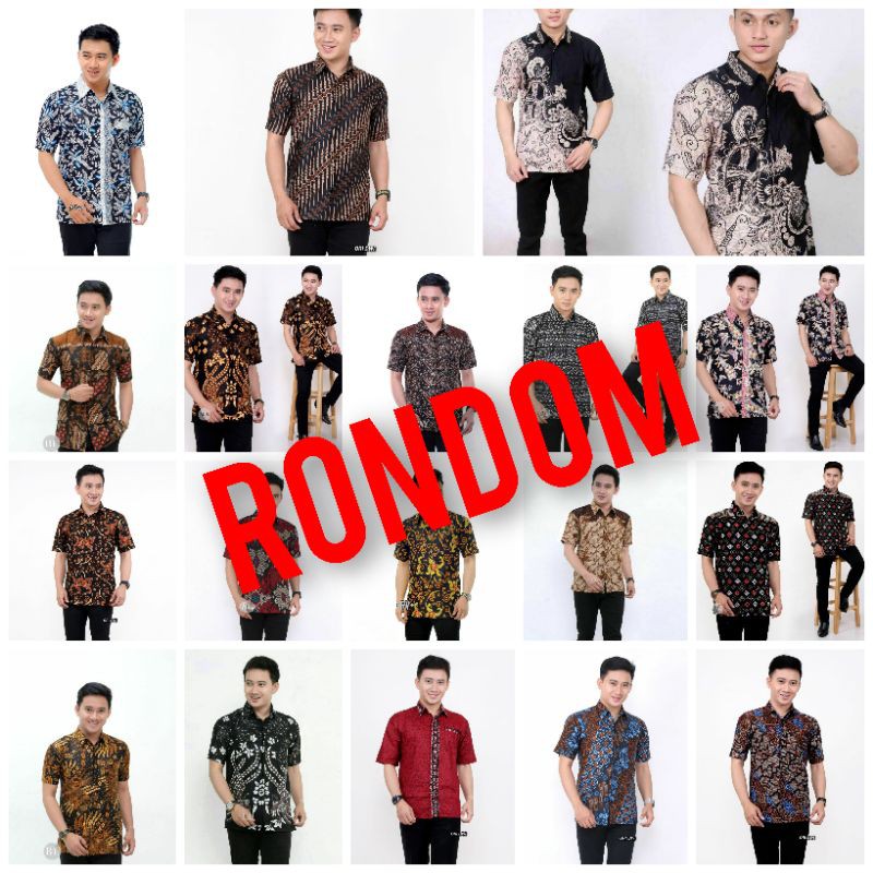 BATIK PRIA MOTIF RONDOM