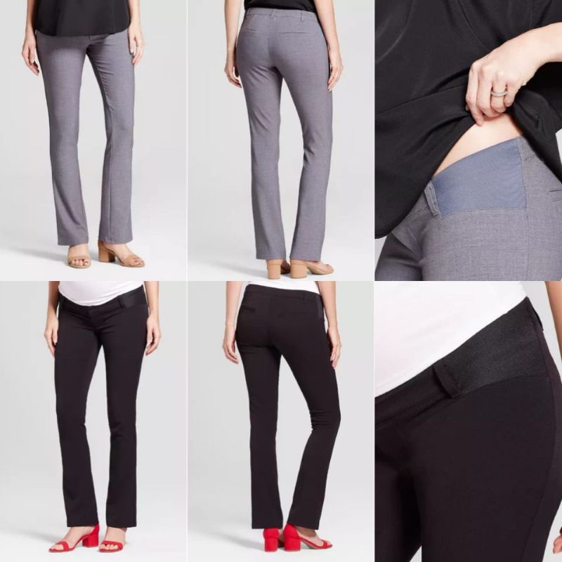 bootcut maternity trousers