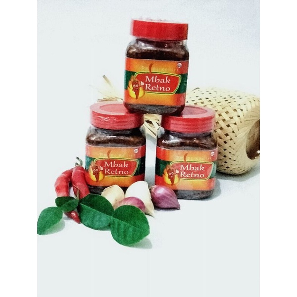 

Sambal Pecel 250gr Khas Kediri Mbak Retno
