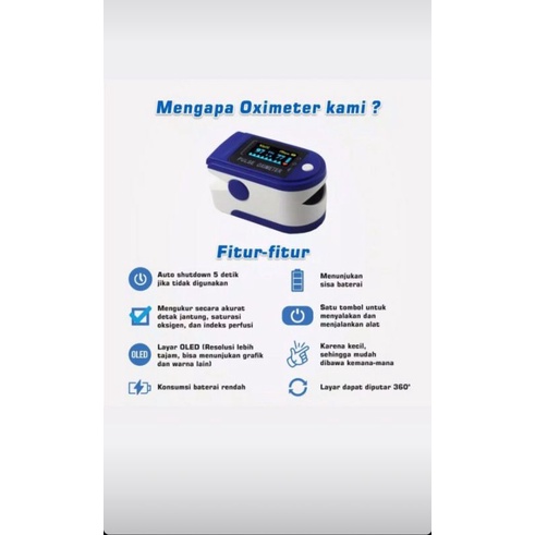 Fingertip Pulse Oximeter LK87,LK88 / Alat Ukur Kadar Oksigen