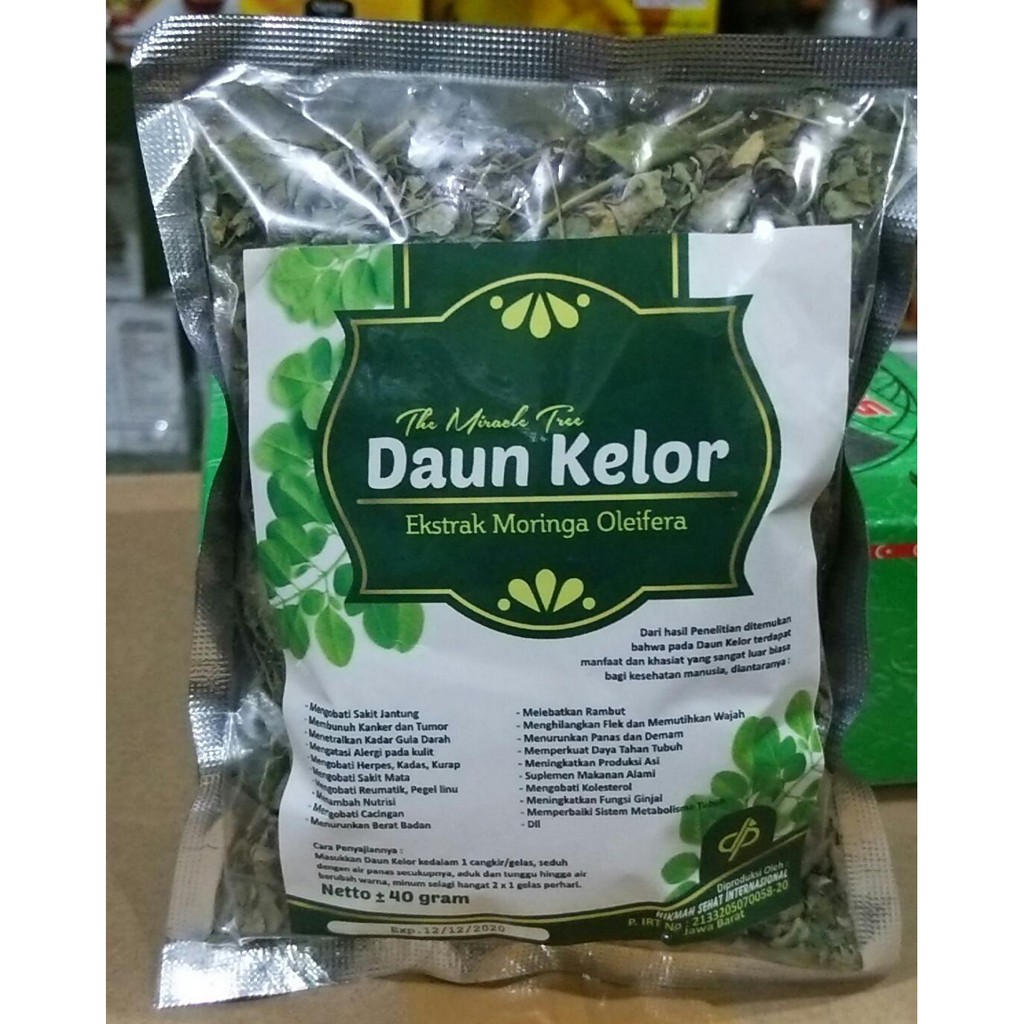 

Teh Seduh/Curah Daun Kelor Hikmah Herbal 40 gram