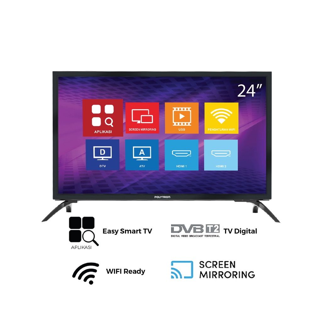 Jual Led Tv Polytron 24 inch 24inch PLD24MV1859 PLD 24MV1859 Smart