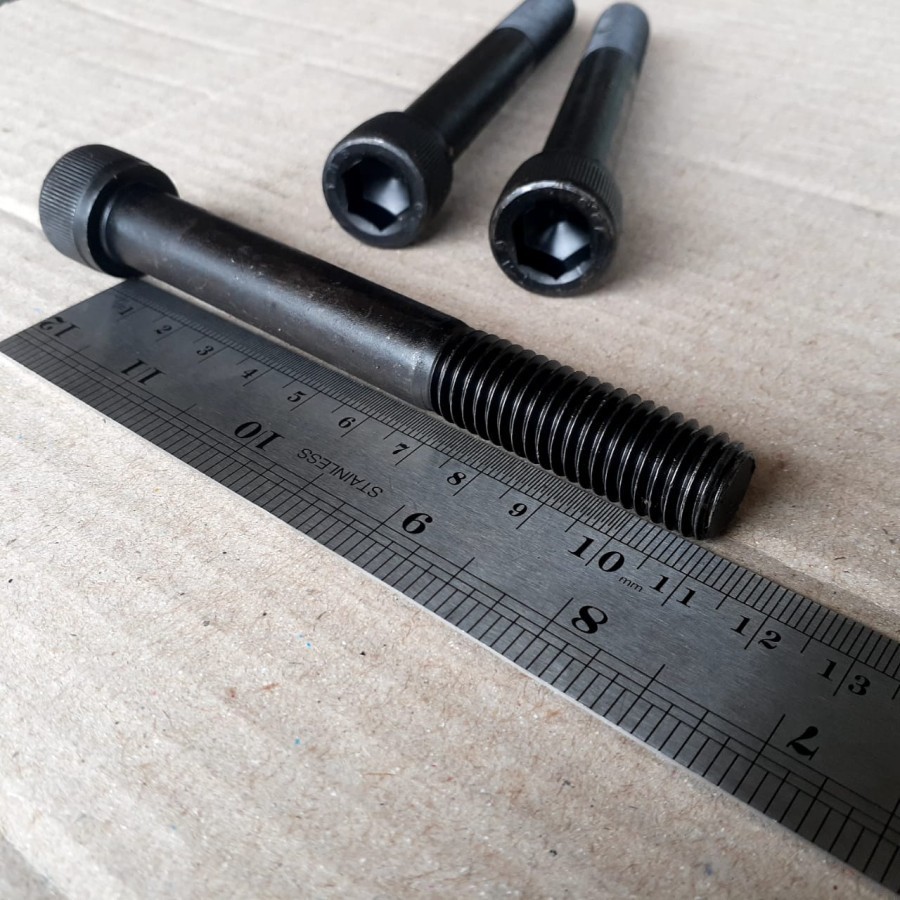 BAUT L BAJA M14 X 110 / BAUT M14 / BAUT 22  KUNCI L12 / L 12 HALF DRAT / BAUT L M14 X 110 / BAUT L M