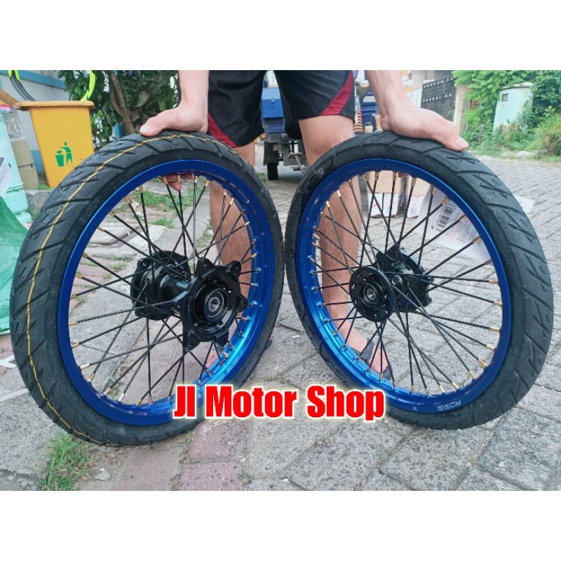 Velg Minimoto mini moto CRF 150 CRF150 KLX D-TRACKER 150 Ring 17 Plus Ban Kecil