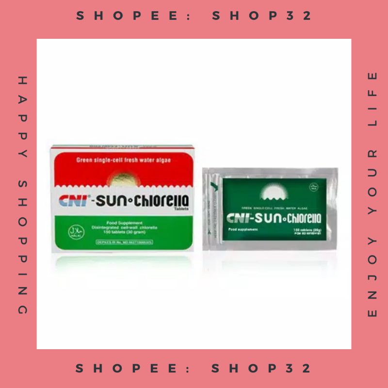 CNI Sun Chlorella 30tab