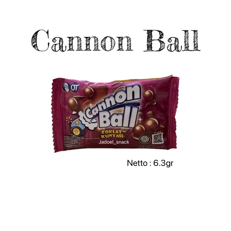 

Cokelat Cannon Ball - Cokelat Kunyah isi 1 pc by jadoelsanck