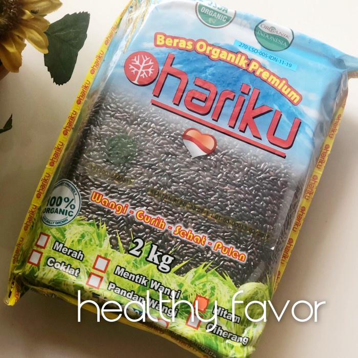 

Beras Hitam Organik Premium Hariku 2 kg