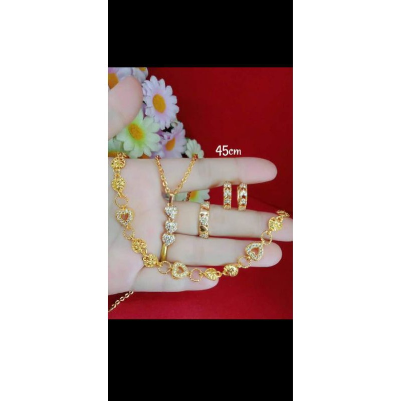 set perhiasan dewasa bahan koin 91