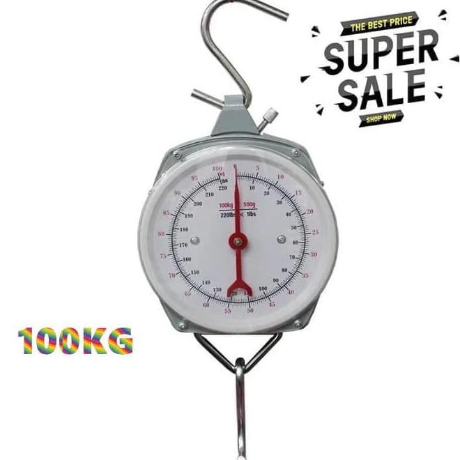 Timbangan Gantung Besi 100Kg/Timbangan Gantung Jarum 100Kg