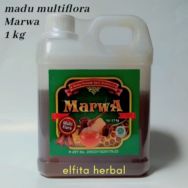 

Madu Multiflora Marwa Al ghuroba 1 kg Madu Murni Madu Asli
