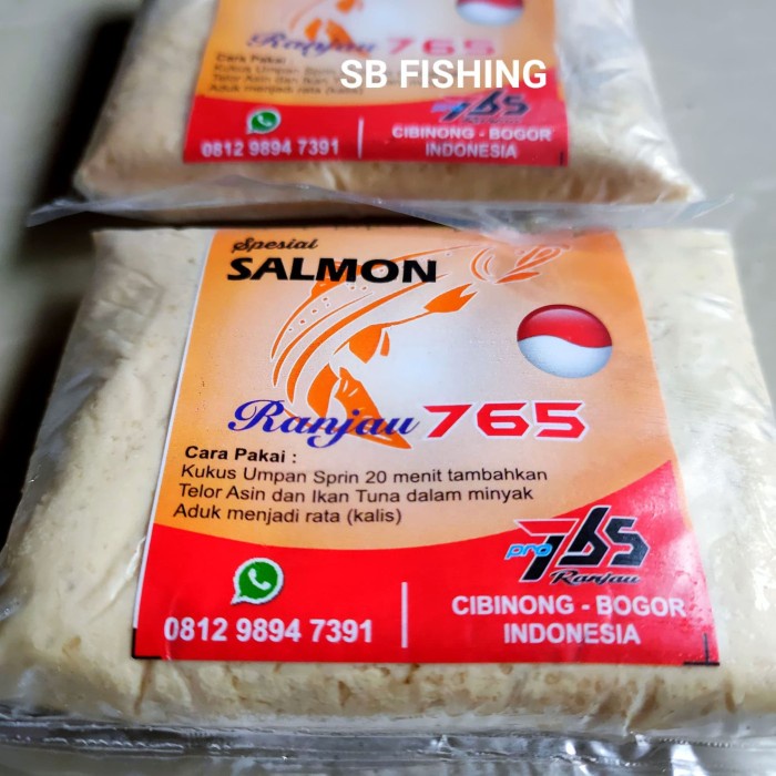 Ranjau 765 salmon sprint- Umpan ikan mas - umpan pancing siap pakai