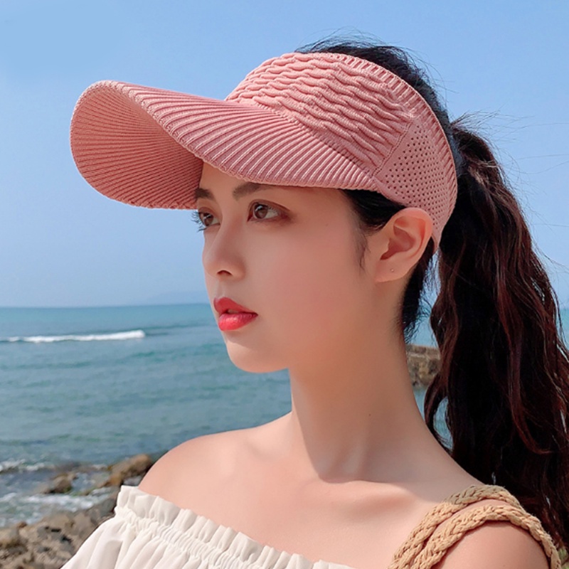 TOPI SENAM WANITA SUMMER ZUMBA SEPEDA PANTAI SPORT ANTI UV TENIS TENNIS GOLF KOREA WANITA PRIA ZS