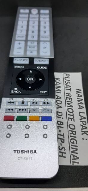 REMOTE REMOT SMART TV TOSHIBA LED CT-8517 ORIGINAL ASLI
