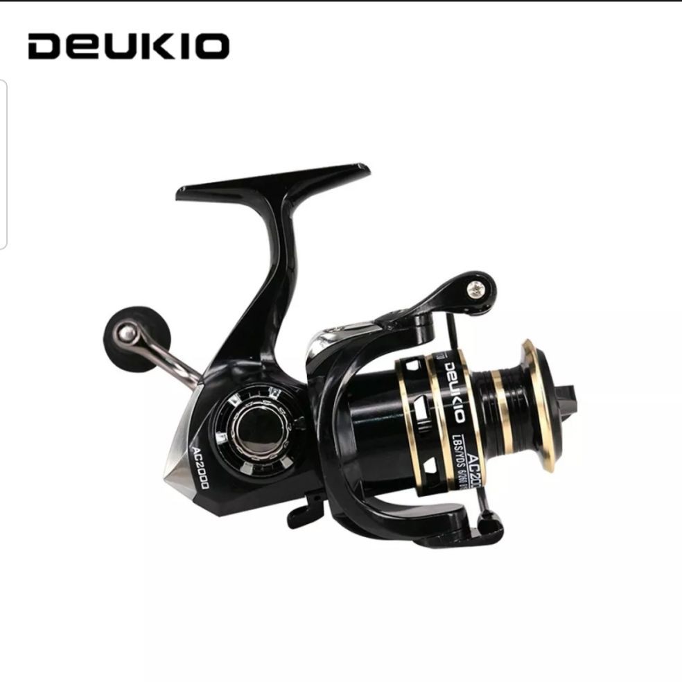 reel pancing deukio ac 3000 spool dan handle besi cnc