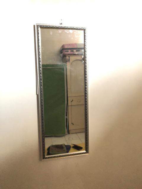 Cermin Kaca 30x100 Poly Frame Fiber