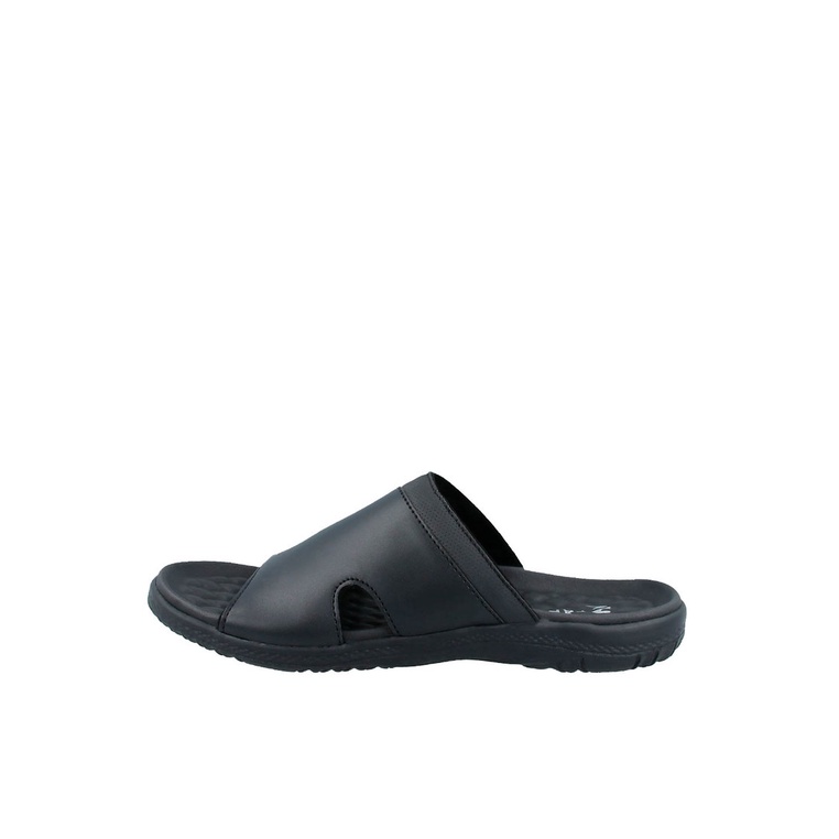 SANDAL SLIDE PAKALOLO PRIA ORIGINAL CASUAL KULIT ASLI HITAM PB39