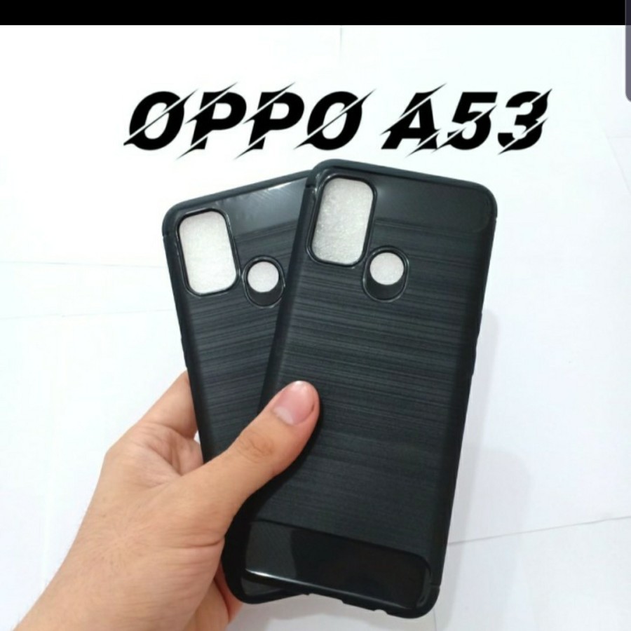 OPPO A15 A15S A53 A33 Silicon Carbon Slim Fit Soft Case Premium