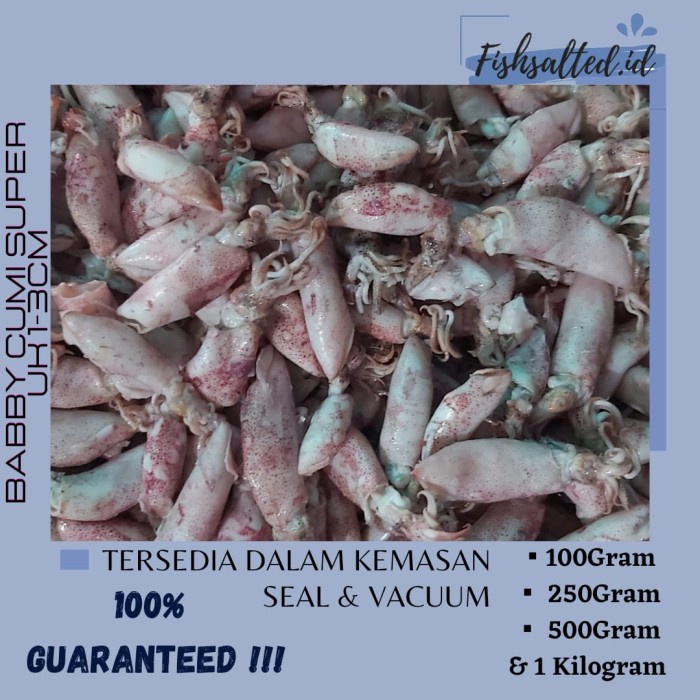 

Cumi asin / baby cumi / cumi kecil 1KG