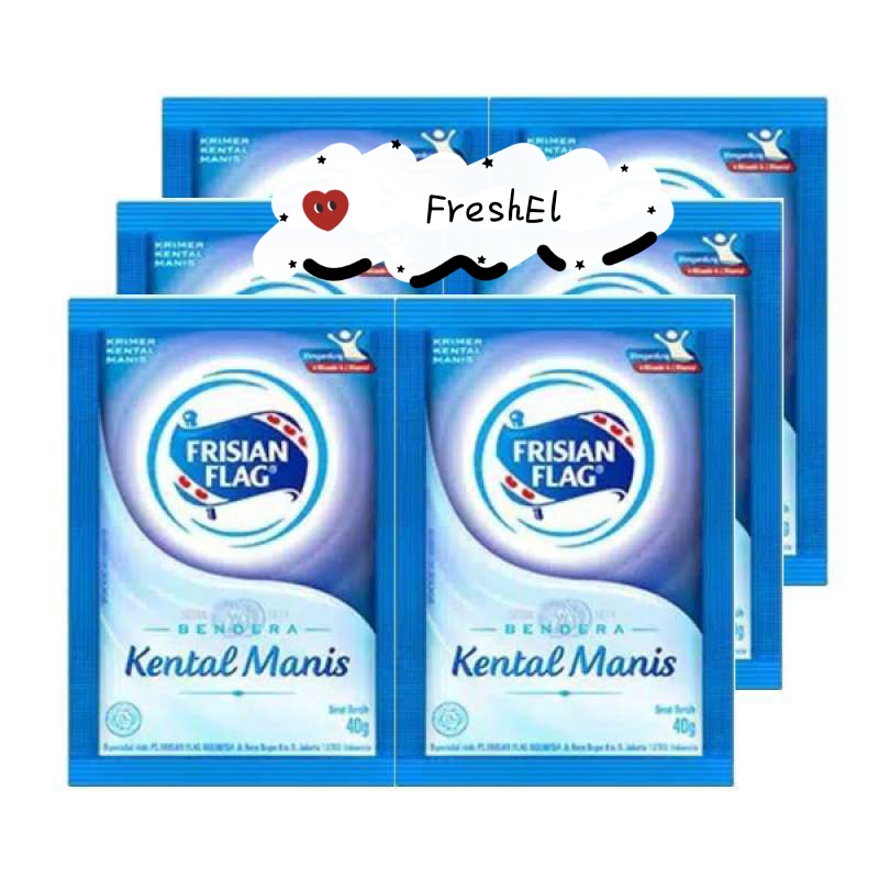 

FreshEl - SUSU KENTAL MANIS FRISIAN FLAG 6 X 40GR