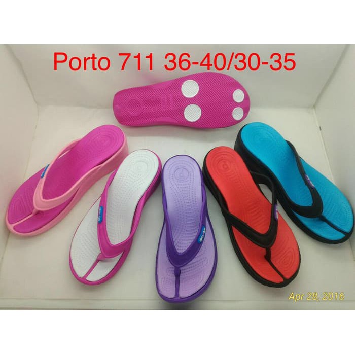 Jual Sendal Jepit Santai Porto 711 - Putih, 36 Murah