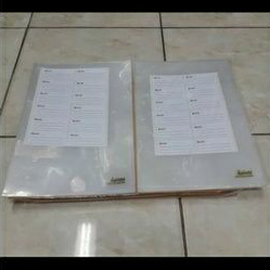 

Map L Daichi Uk A4 atau Uk Folio Warna Bening
