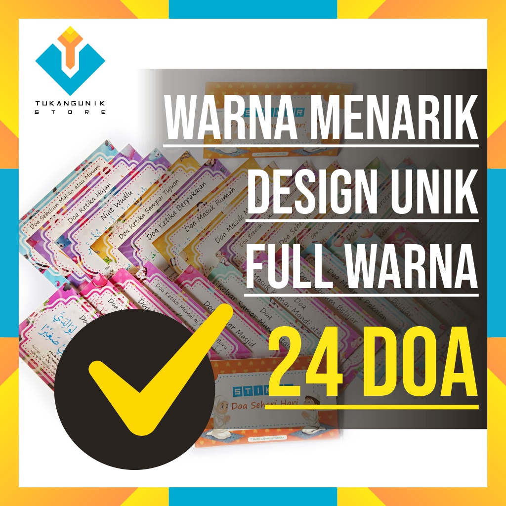 

Stiker Doa Warna Warni