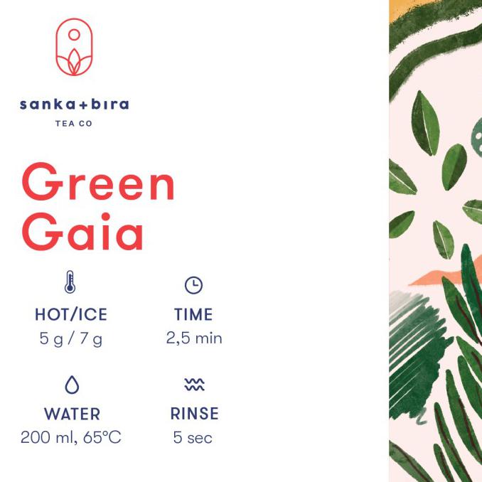 

[[BISA COD]] Sanka+Bira Green Gaia (Green Tea Blend) - Loving The Earth Series TERBATAS Kode 1390