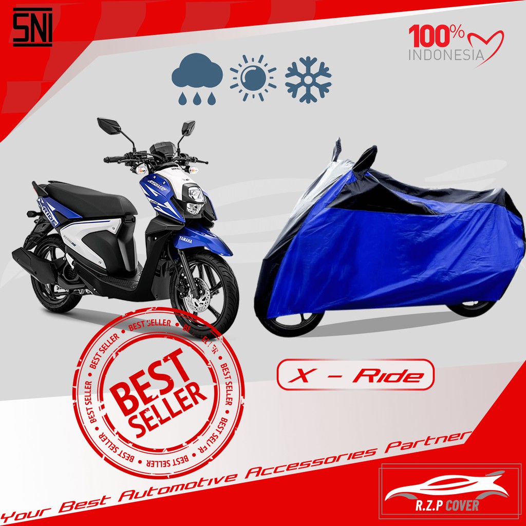 COVER MOTOR XRIDE SELIMUT MOTOR XRIDE SARUNG MOTOR XRIDE BAHAN TEBAL