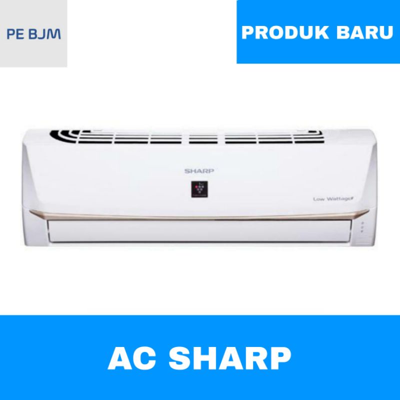 AC SHARP 1/2 PK LOW WATT - AH-AP5UHL - GARANSI RESMI - KIRIM INVOICE