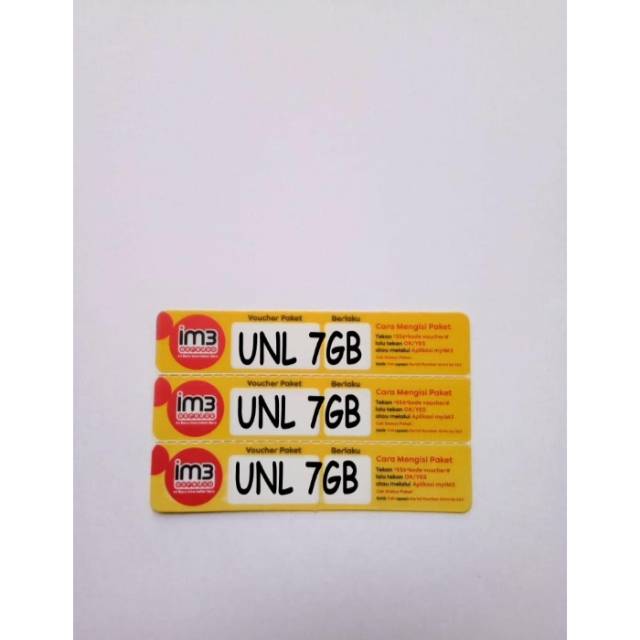 VOUCHER INDOSAT 7GB + UNLIMITED APPS