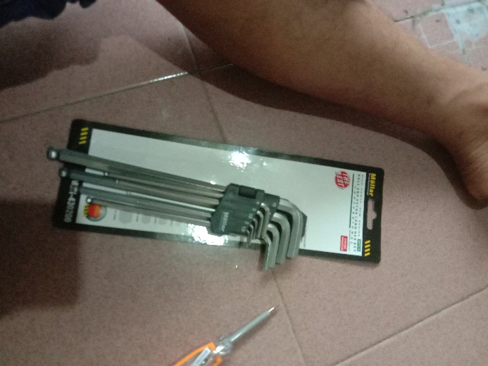 Kunci L Set Panjang 9 Pcs Mollar - Ball End Extra Long Hex Key