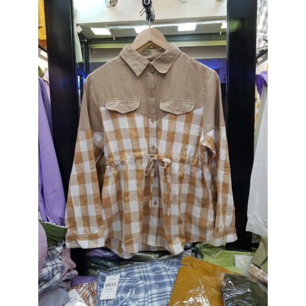 Atasan/blouse/kemeja wanita kotak Mascot 1405