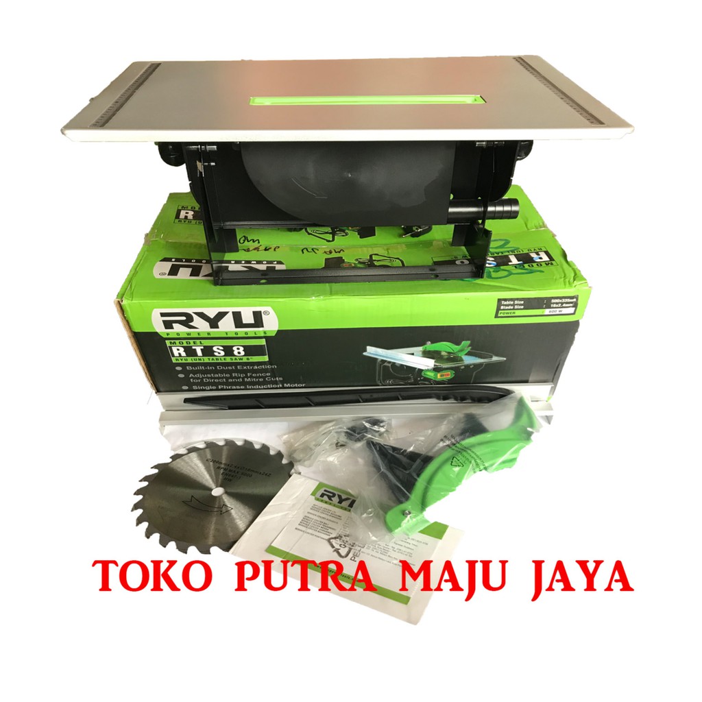 RYU Tekiro RTS 8 Mesin Table Saw Gergaji  Kayu  200mm Meja 