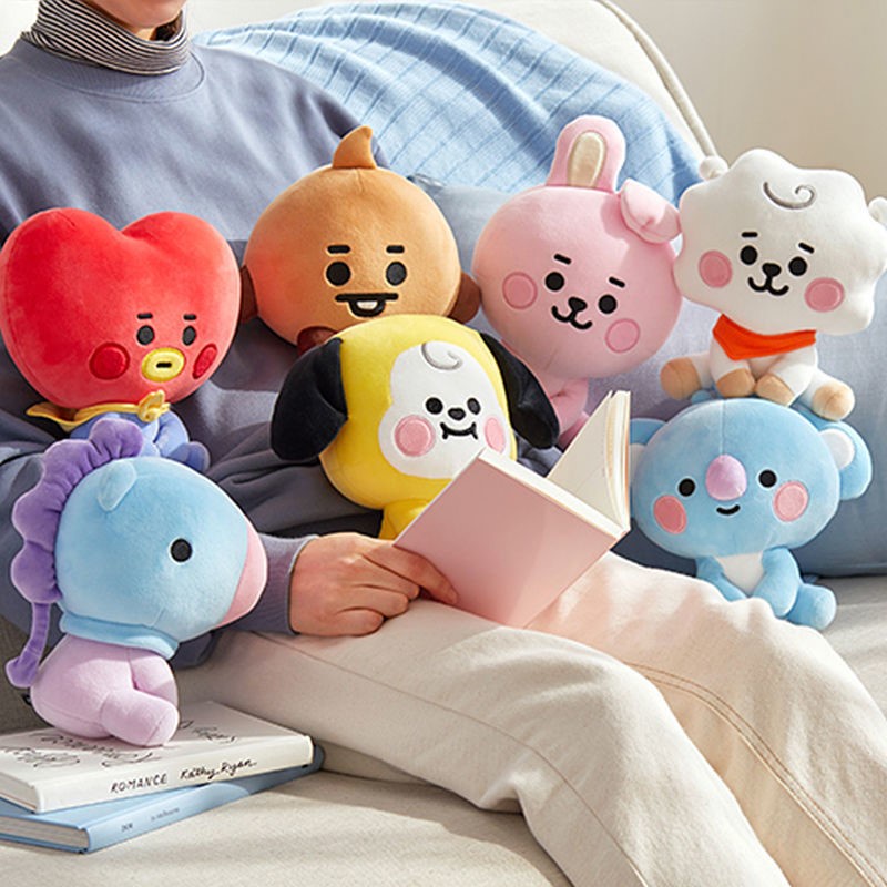 1pcs Gantungan Kunci Plush Toys Doll Boneka Kartun COOKY KOYA MANG RJ SHOOKY TATA Bahan