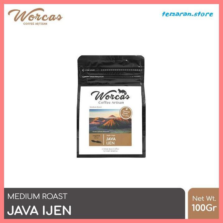 

Kopi- Kopi Arabica Java Ijen 100 Gram Medium Roast (Biji/Bubuk) - KOPI BIJI -Biji-Kopi.