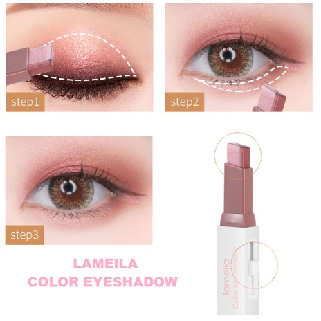 LAMEILA  3052 COLOR EYESHADOW STICK  KOMBINASI 2 WARNA