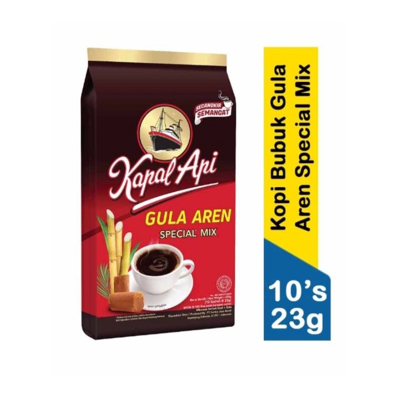

Kapal Api Kopi Gula Aren Special Mix 10×23gr