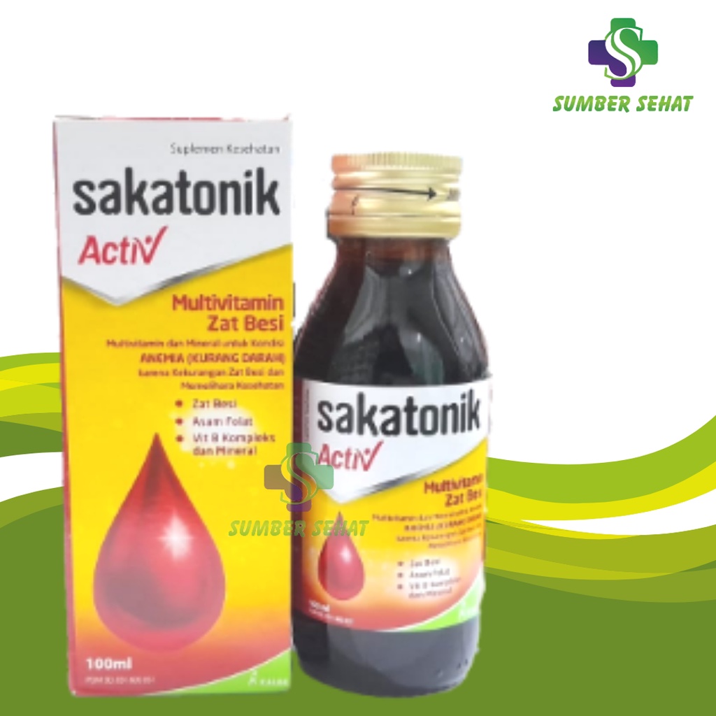 SAKATONIK ACTIV SIRUP 100 ML