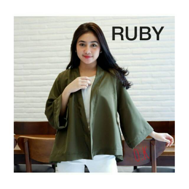ruby cardigan