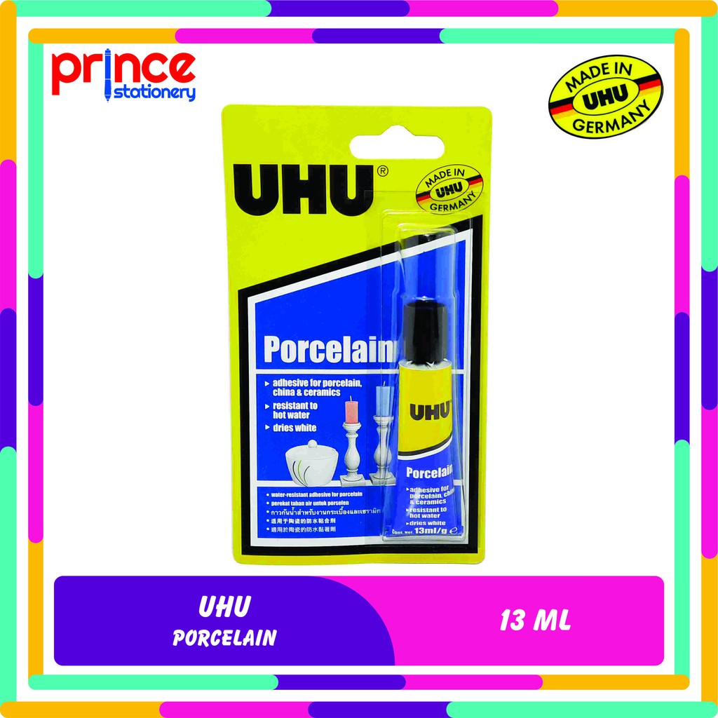 LEM UHU PORCELAIN BLISTER 13 ML