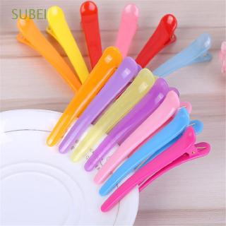 Subei 10Pcs Jepit  Rambut  Bahan Plastik untuk  Salon  