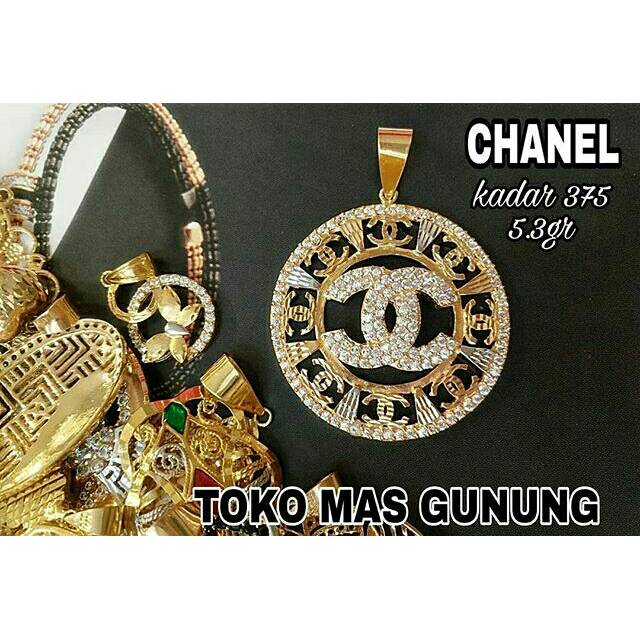 Liontin pendant Chanel emas 375