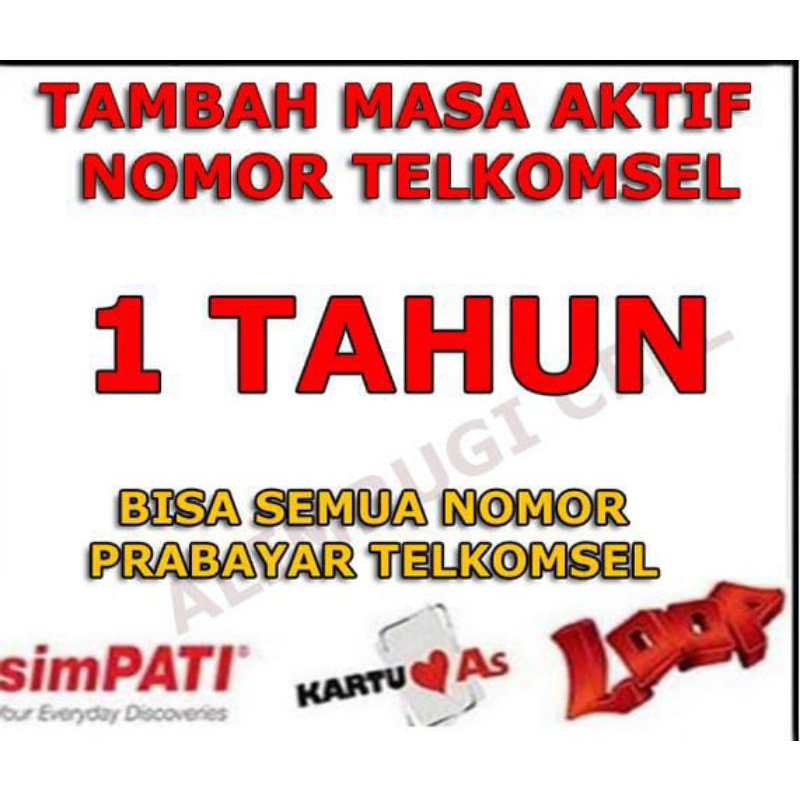 Telkomsel Tambah Masa Aktif  1 Tahun