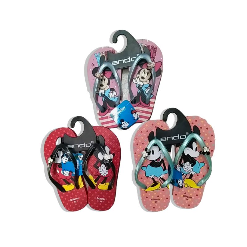 Sandal Jepit Mickey Anak Perempuan By Ando
