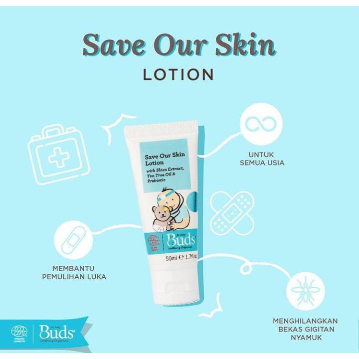 Buds Organic Save Our Skin (BIRU)